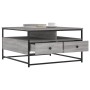 Mesa de centro madera de ingeniería gris Sonoma 80x80x45 cm de , Mesas de centro - Ref: Foro24-835292, Precio: 86,87 €, Descu...