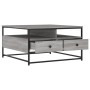 Mesa de centro madera de ingeniería gris Sonoma 80x80x45 cm de , Mesas de centro - Ref: Foro24-835292, Precio: 86,87 €, Descu...