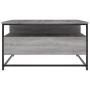 Engineered wood Sonoma gray coffee table 80x80x45 cm by , Coffee table - Ref: Foro24-835292, Price: 86,96 €, Discount: %