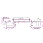 Sofagarnitur mit 4-teiligen rosa Samtkissen von , Sofas - Ref: Foro24-3201489, Preis: 715,99 €, Rabatt: %