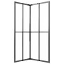 Frosted black tempered glass shower cabin 80x70x180 cm by , shower doors - Ref: Foro24-151856, Price: 241,47 €, Discount: %