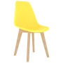 Sillas de comedor 6 unidades plástico amarillo de , Sillas de comedor - Ref: Foro24-289118, Precio: 200,17 €, Descuento: %