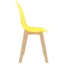 Sillas de comedor 6 unidades plástico amarillo de , Sillas de comedor - Ref: Foro24-289118, Precio: 200,17 €, Descuento: %