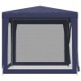 Party tent with 4 blue HDPE mesh walls 2.5x2.5 m by , Tents and gazebos - Ref: Foro24-319222, Price: 75,79 €, Discount: %