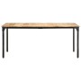 Mesa de comedor madera de mango rugosa 180x90x76 cm de , Mesas de cocina y de comedor - Ref: Foro24-321975, Precio: 286,50 €,...