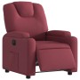 Sillón reclinable eléctrico tela rojo tinto de , Sillones - Ref: Foro24-3204347, Precio: 258,93 €, Descuento: %