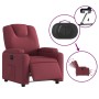 Sillón reclinable eléctrico tela rojo tinto de , Sillones - Ref: Foro24-3204347, Precio: 258,93 €, Descuento: %