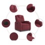 Sillón reclinable eléctrico tela rojo tinto de , Sillones - Ref: Foro24-3204347, Precio: 258,93 €, Descuento: %