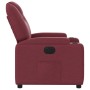 Sillón reclinable eléctrico tela rojo tinto de , Sillones - Ref: Foro24-3204347, Precio: 258,93 €, Descuento: %