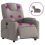 Reclining electric massage armchair in gray taupe fabric by , Armchairs - Ref: Foro24-3204364, Price: 273,05 €, Discount: %