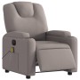 Reclining electric massage armchair in gray taupe fabric by , Armchairs - Ref: Foro24-3204364, Price: 273,05 €, Discount: %