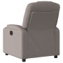 Sillón reclinable de masaje eléctrico tela gris taupe de , Sillones - Ref: Foro24-3204364, Precio: 273,79 €, Descuento: %