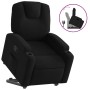 Sillón reclinable elevable tela negro de , Sillones - Ref: Foro24-3204370, Precio: 271,35 €, Descuento: %