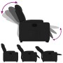 Sillón reclinable elevable tela negro de , Sillones - Ref: Foro24-3204370, Precio: 268,12 €, Descuento: %