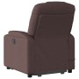 Silla de masaje reclinable de pie de tela marrón oscuro de , Sillones - Ref: Foro24-3204385, Precio: 293,65 €, Descuento: %