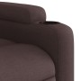 Silla de masaje reclinable de pie de tela marrón oscuro de , Sillones - Ref: Foro24-3204385, Precio: 293,65 €, Descuento: %