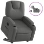 Sillón eléctrico reclinable elevable de tela gris oscuro de , Sillones - Ref: Foro24-3204393, Precio: 317,93 €, Descuento: %