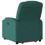 Sillón eléctrico reclinable elevable de tela verde oscuro de , Sillones - Ref: Foro24-3204398, Precio: 318,28 €, Descuento: %