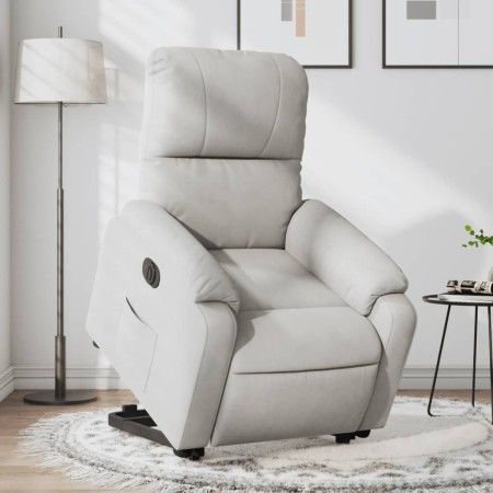 Sillón eléctrico reclinable elevable tela microfibra gris claro de , Sillones - Ref: Foro24-3204944, Precio: 324,93 €, Descue...