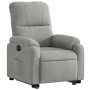 Light gray microfiber fabric electric reclining lift chair by , Armchairs - Ref: Foro24-3204944, Price: 306,99 €, Discount: %