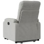 Light gray microfiber fabric electric reclining lift chair by , Armchairs - Ref: Foro24-3204944, Price: 306,99 €, Discount: %