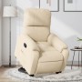 Reclining and lift chair in cream microfiber fabric. by , Armchairs - Ref: Foro24-3204933, Price: 261,37 €, Discount: %