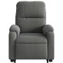 Sillón reclinable elevable tela de microfibra gris oscuro de , Sillones - Ref: Foro24-3204931, Precio: 270,42 €, Descuento: %