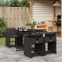 5-piece garden furniture set with black synthetic rattan cushions by , Garden sets - Ref: Foro24-3211075, Price: 297,08 €, Di...