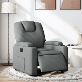 Dark gray electric reclining armchair by , Armchairs - Ref: Foro24-3204345, Price: 249,34 €, Discount: %