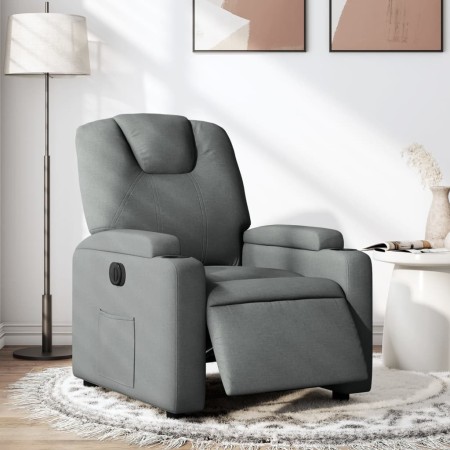 Sillón reclinable eléctrico de tela gris oscuro de , Sillones - Ref: Foro24-3204345, Precio: 258,83 €, Descuento: %