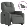 Dark gray electric reclining armchair by , Armchairs - Ref: Foro24-3204345, Price: 258,83 €, Discount: %