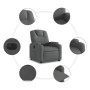 Dark gray electric reclining armchair by , Armchairs - Ref: Foro24-3204345, Price: 258,83 €, Discount: %