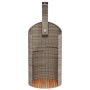 Outdoor shower made of PE rattan and gray acacia wood, measuring 100x100x241.5 cm. by , Pool and spa accessories - Ref: Foro2...