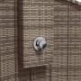 Outdoor shower made of PE rattan and gray acacia wood, measuring 100x100x241.5 cm. by , Pool and spa accessories - Ref: Foro2...