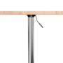 Solid beech wood high table Ø60x89.5 cm by , Kitchen and dining tables - Ref: Foro24-3270624, Price: 84,24 €, Discount: %