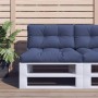 Cushion for pallet furniture in navy blue Oxford fabric 70x40x12 cm by , Cushions for chairs and sofas - Ref: Foro24-377989, ...