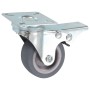 Swivel wheels with double brakes 4 units 50 mm by , Material handling - Ref: Foro24-143418, Price: 17,59 €, Discount: %