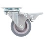 Swivel wheels with double brakes 4 units 50 mm by , Material handling - Ref: Foro24-143418, Price: 17,59 €, Discount: %