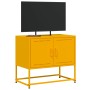 TV stand made of mustard yellow steel, 68.5x39x60.5 cm by , TV Furniture - Ref: Foro24-846473, Price: 75,41 €, Discount: %