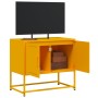 TV stand made of mustard yellow steel, 68.5x39x60.5 cm by , TV Furniture - Ref: Foro24-846473, Price: 75,41 €, Discount: %