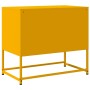 Mueble para TV de acero amarillo mostaza 68,5x39x60,5 cm de , Muebles TV - Ref: Foro24-846473, Precio: 75,41 €, Descuento: %