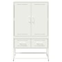 Kaltgewalzter weißer Stahlschrank 68x39x111,5 cm von , Sideboards - Ref: Foro24-846613, Preis: 146,99 €, Rabatt: %