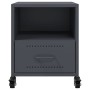 Bedside tables 2 units anthracite gray steel 36x39x43.5 cm by , Nightstands - Ref: Foro24-846709, Price: 106,63 €, Discount: %