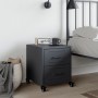 Bedside table in anthracite grey steel, 36x39x43.5 cm by , Nightstands - Ref: Foro24-846630, Price: 72,48 €, Discount: %