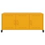 Mueble para TV acero laminado en frío amarillo 100,5x39x43,5 cm de , Muebles TV - Ref: Foro24-846647, Precio: 108,13 €, Descu...