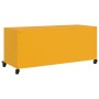 Mueble para TV acero laminado en frío amarillo 100,5x39x43,5 cm de , Muebles TV - Ref: Foro24-846647, Precio: 108,13 €, Descu...