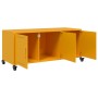 Mueble para TV acero laminado en frío amarillo 100,5x39x43,5 cm de , Muebles TV - Ref: Foro24-846647, Precio: 108,13 €, Descu...