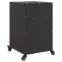 Mesita de noche acero negra 36x39x59 cm de , Mesitas de noche - Ref: Foro24-846716, Precio: 58,87 €, Descuento: %