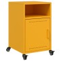 Mesitas de noche 2 unidades acero amarillo mostaza 36x39x59 cm de , Mesitas de noche - Ref: Foro24-846723, Precio: 109,48 €, ...