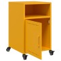 Mesitas de noche 2 unidades acero amarillo mostaza 36x39x59 cm de , Mesitas de noche - Ref: Foro24-846723, Precio: 109,48 €, ...